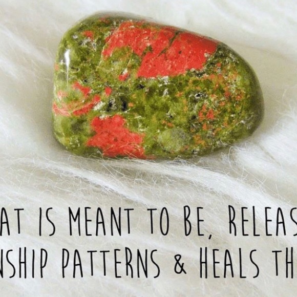 COPY - Unakite Pendant Necklace - Picture 2 of 2